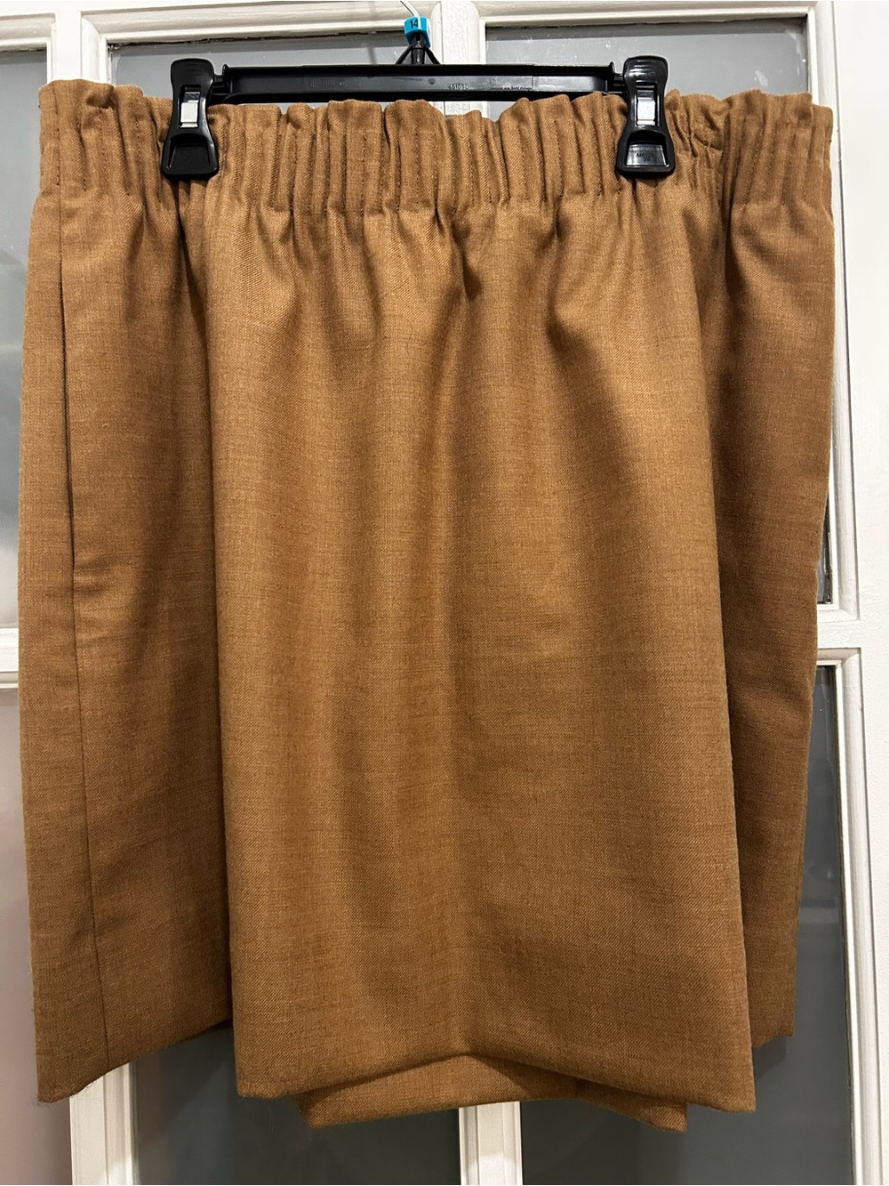 NEW! J.Crew Tan Camel Brown Wool Blend Mini Skirt Size 10